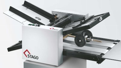 STAGO Falzmaschine FZM 340 mit 2 Falztaschen