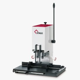 STAGO PB S Zweispindel-Papierbohrmaschine mit Schiebetisch