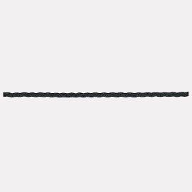 nylon cord black