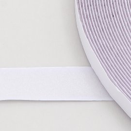 Flauschband weiß, 16 mm