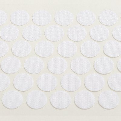 hook coin white, Ø 15 mm