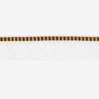 head band burgundy-yellow