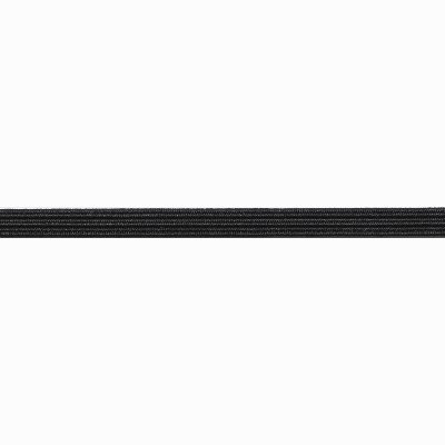 flat elastic cord black