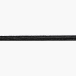 flat elastic cord black