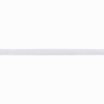 flat elastic cord white