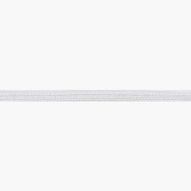 flat elastic cord white