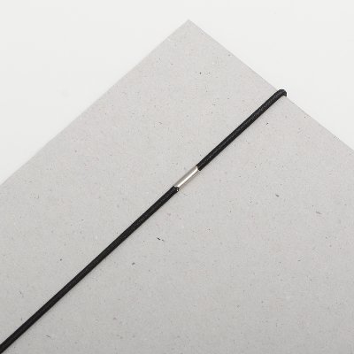 elastic cord black, 2 mm
