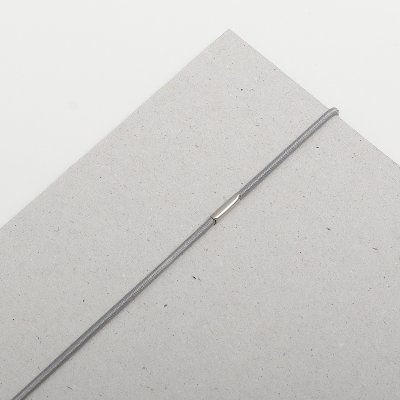 elastic cord grey, 2 mm