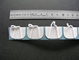 Kalenderaufhänger weiss mm x mm, selbstklebend, VE Stück