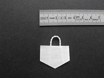 Kalenderaufhänger weiss 24 mm x 30mm, VE 100 Stück