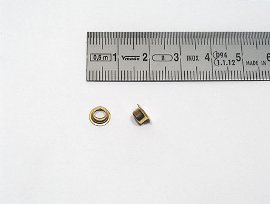 eyelet type , brass-plated