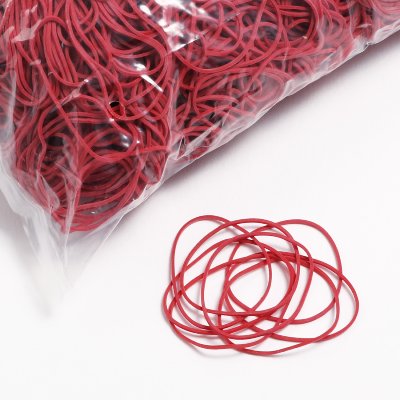 rubber bands red, Ø 40 mm