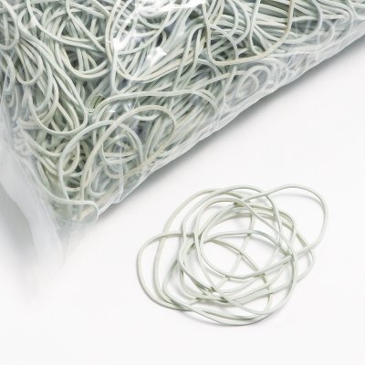 rubber bands white, Ø 60 mm