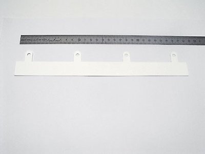 file strip, white, 280mm