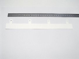 file strip, white, mm