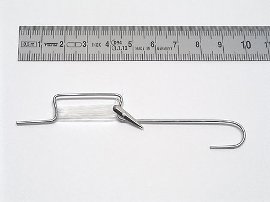 hook with nylon thread