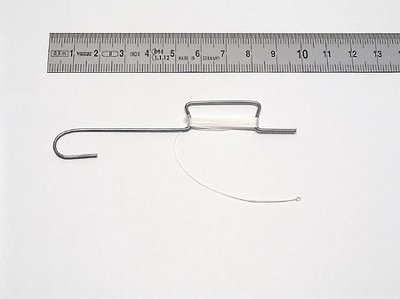 hook with polyester thread