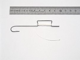hook with polyester thread