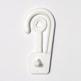 display hook white with