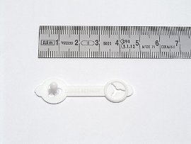 envelope clip, white