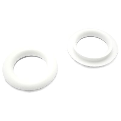 ring for finger hole, white