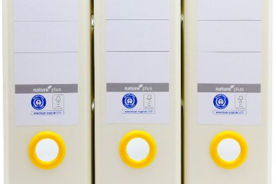 Greiflochringe, gelb, Kunststoff, Größe: Ø 23,5 mm