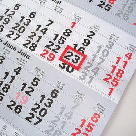 Datumsweiser, Größe , rot, Fenster außen: H mm x B mm