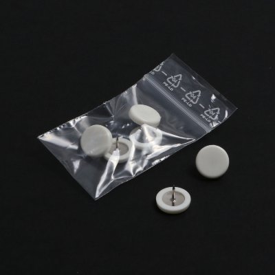 Plakatbutton weiss 14 mm