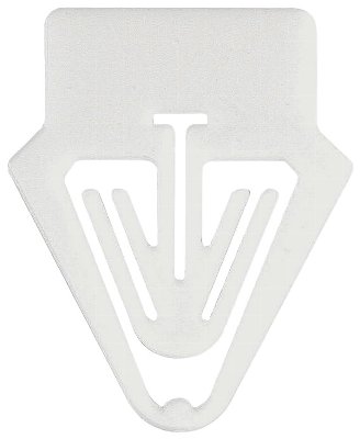 Datumsreiter, Fahne, weiß, Größe: 25 mm / 40 mm