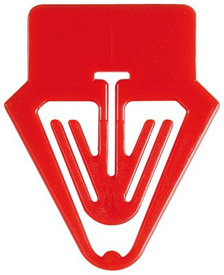 Datumsreiter, Fahne, rot, Größe: 40 mm / 62 mm