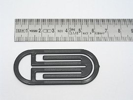 Datumsreiter, Bogen, schwarz, Größe: mm / mm