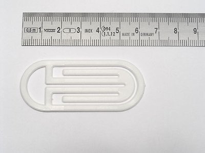 Datumsreiter, Bogen, weiß, Größe: 50 mm / 62 mm