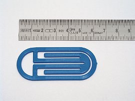 Datumsreiter, Bogen, blau, Größe: mm / mm