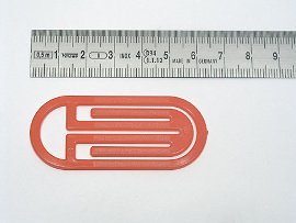 date indicator red, curved