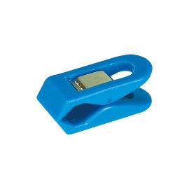 date clip, blue,