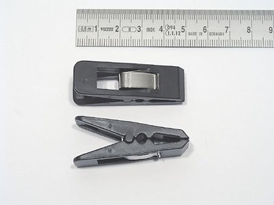 Datumsklammer (Multi Clip), schwarz, Größe: 50 mm x 15 mm