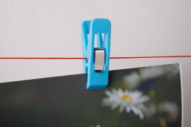 Datumsklammer (Multi Clip), weiß, Größe: 50 mm x 15 mm