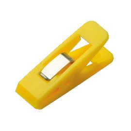date clip, yellow,