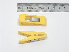 Datumsklammer (Multi Clip), gelb, Größe: mm x mm