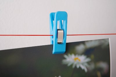 Datumsklammer (Multi Clip), rot, Größe: 50 mm x 15 mm