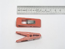 date clip, red,