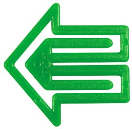 Datumsreiter, Pfeil, grün, Pfeilbreite: mm