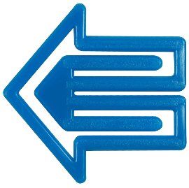 date indicator, arrow, blue,