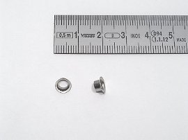 eyelet type 24, nickel-plated