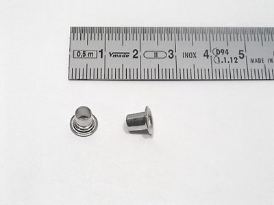 eyelet type 26, nickel-plated