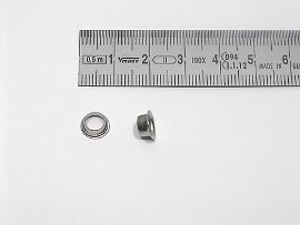 eyelet type 8E, nickel-plated