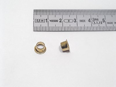 eyelet 8E4 long, brass-plated