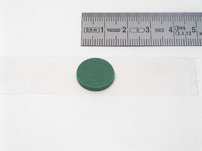 cd-button green, self-adhesive