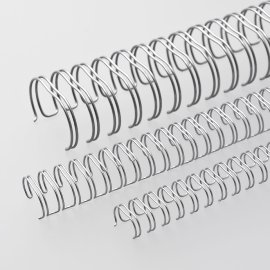Renz Ring-Wire Silber glänzend A 4 Teilung 3:1