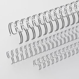 Renz Ring-Wire Silber glänzend A 4 Teilung 2:1
